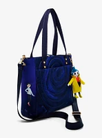 Coraline Tunnel Tote Bag with Coin Purse & Coraline Doll Charm - BoxLunch Exclusive