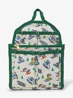 Our Universe Disney Mickey Mouse & Friends Skiing Allover Print Mini Backpack Organizer - BoxLunch Exclusive