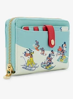 Our Universe Disney Mickey Mouse & Friends Skiing Zip Wallet with Cardholder - BoxLunch Exclusive