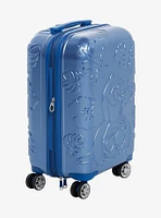 Ful Disney Stitch Blue Textured Hard Shell Luggage