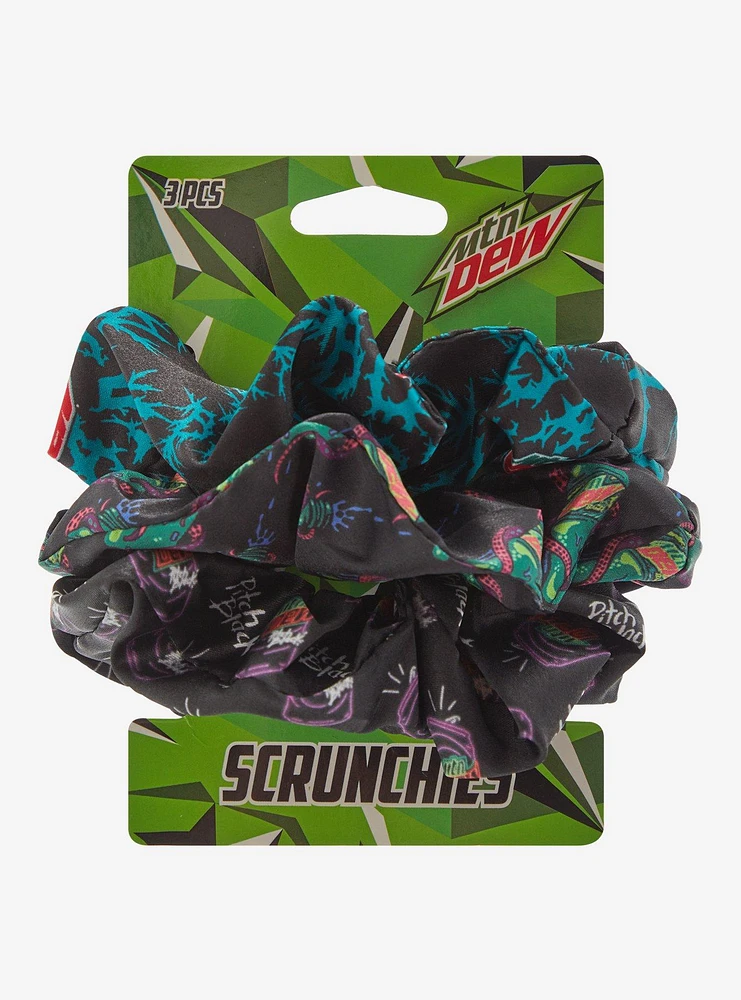 Mountain Dew Logo Scrunchie Set