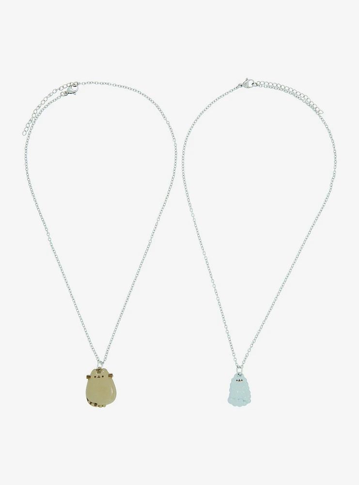 Pusheen Stormy Charm Best Friend Necklace Set