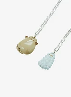 Pusheen Stormy Charm Best Friend Necklace Set