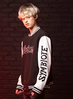 Our Universe Marvel Venom Patches Destructed Varsity Jacket