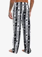 Beetlejuice Logo Stripe Pajama Pants