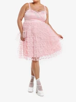 Wicked Glinda Ruffle Butterfly Dress Plus