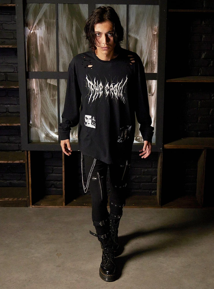 The Crow Eric Draven Destructed Long-Sleeve T-Shirt