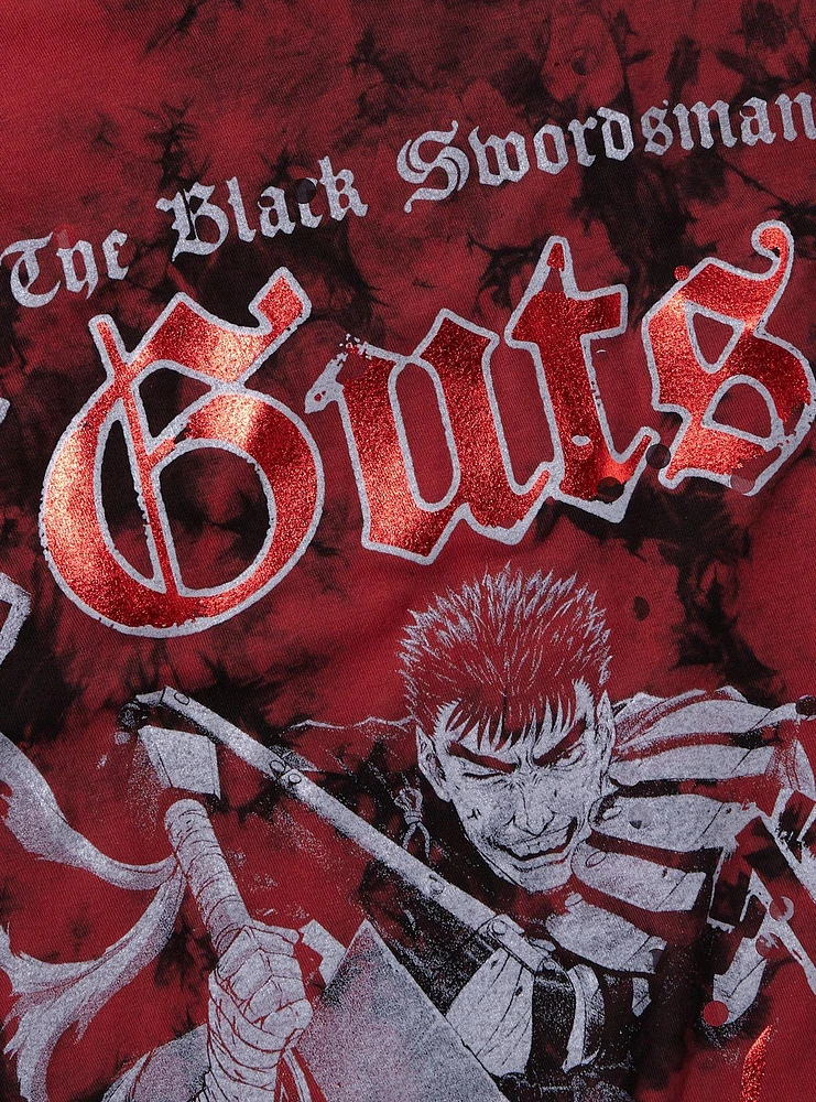 Berserk Guts Metallic Red Tie-Dye T-Shirt