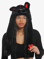 Horror Bear Tassel Beanie With Moveable Ears