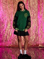 Wicked Emerald City Girls Oversized Varsity Jacket