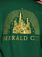 Wicked Emerald City Girls Oversized Varsity Jacket