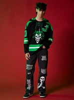 DC Comics Batman The Joker Hooded Hockey Jersey