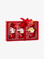 Blue Sky Hello Kitty And Friends Holiday Stocking Ornament Set