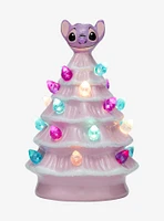 Disney Stitch Angel Light-Up Mini Ceramic Tree