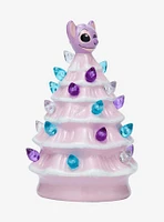 Disney Stitch Angel Light-Up Mini Ceramic Tree