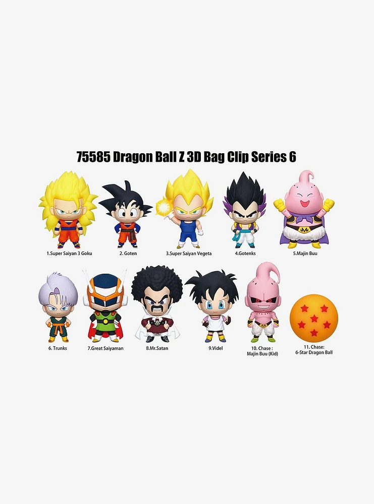 Dragon Ball Z Characters Series 6 Blind Bag Figural Bag Clip