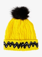 Peanuts Charlie Brown Stripe Pom Beanie