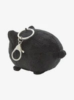 Tasty Peach Meowchi Black Sesame Plush Key Chain