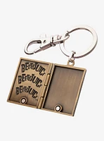 Beetlejuice Handbook For The Recently Deceased Locket Key Chain