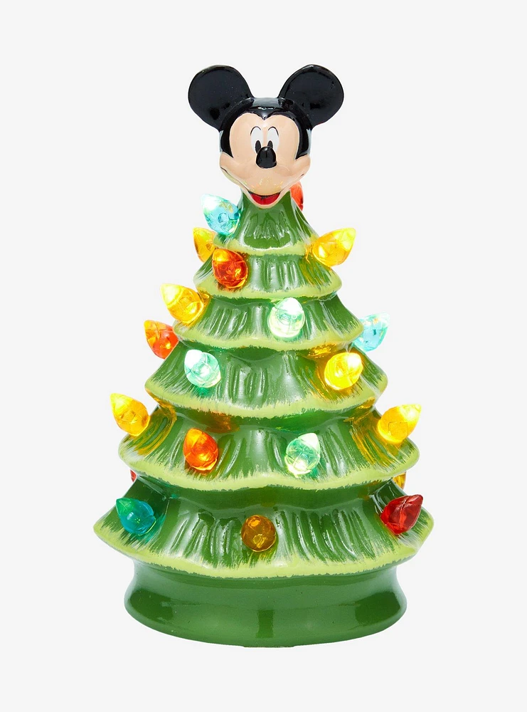 Disney Mickey Mouse Light-Up Mini Ceramic Tree