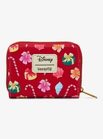 Loungefly Disney Stitch & Angel Holiday Tree Mini Zipper Wallet Hot Topic Exclusive