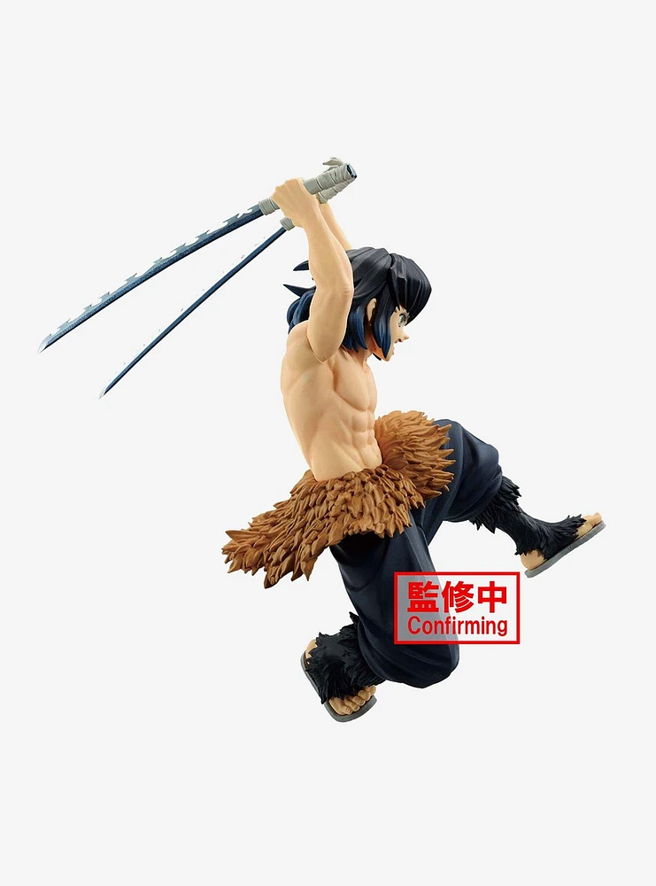 Banpresto Demon Slayer: Kimetsu No Yaiba Vibration Stars Inosuke Hashibira Figure