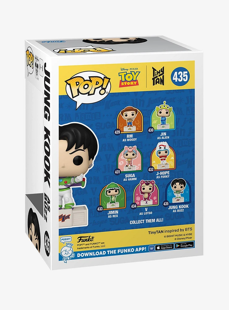 Funko Disney Pixar Toy Story X TinyTAN Pop! Jung Kook As Buzz Vinyl Figure