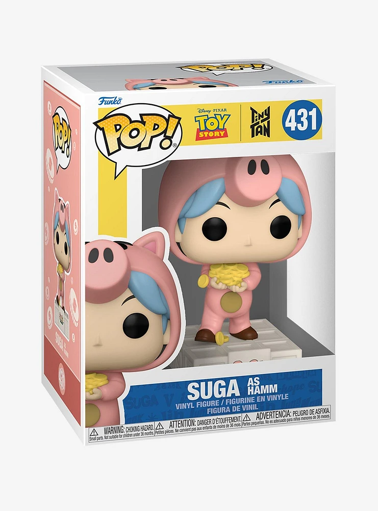 Funko Disney Pixar Toy Story X TinyTAN Pop! Suga As Hamm Vinyl Figure