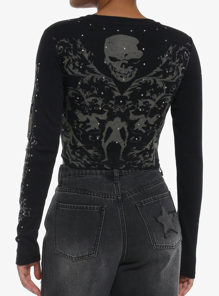 Death Note Misa Studded Girls Long-Sleeve Top