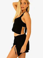 Dippin' Daisy's Paola Swim Cover-Up Top Black