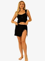 Dippin' Daisy's Tesora Swim Cover-Up Skirt Black