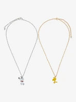 Peanuts Snoopy & Woodstock Best Friend Necklace Set