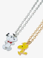 Peanuts Snoopy & Woodstock Best Friend Necklace Set