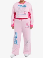 Pretty Guardian Sailor Moon Wide Leg Girls Lounge Pants Plus