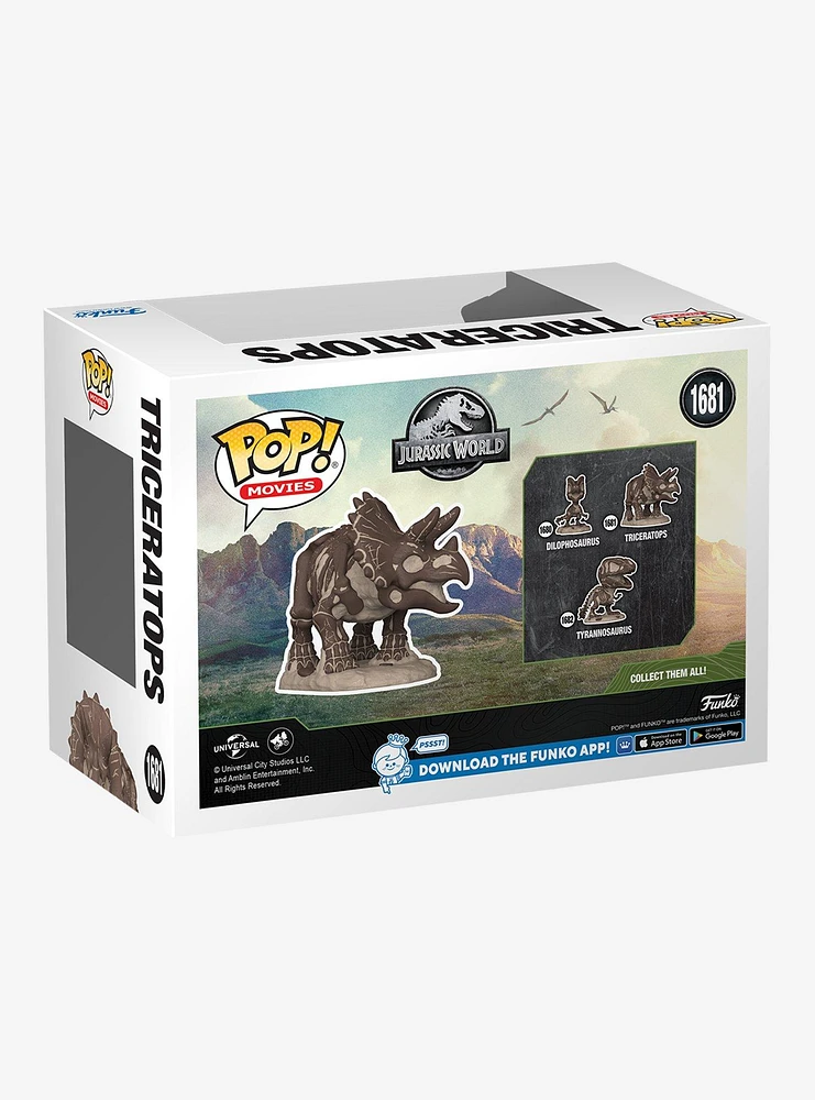 Funko Jurassic World Pop! Movies Triceratops Vinyl Figure