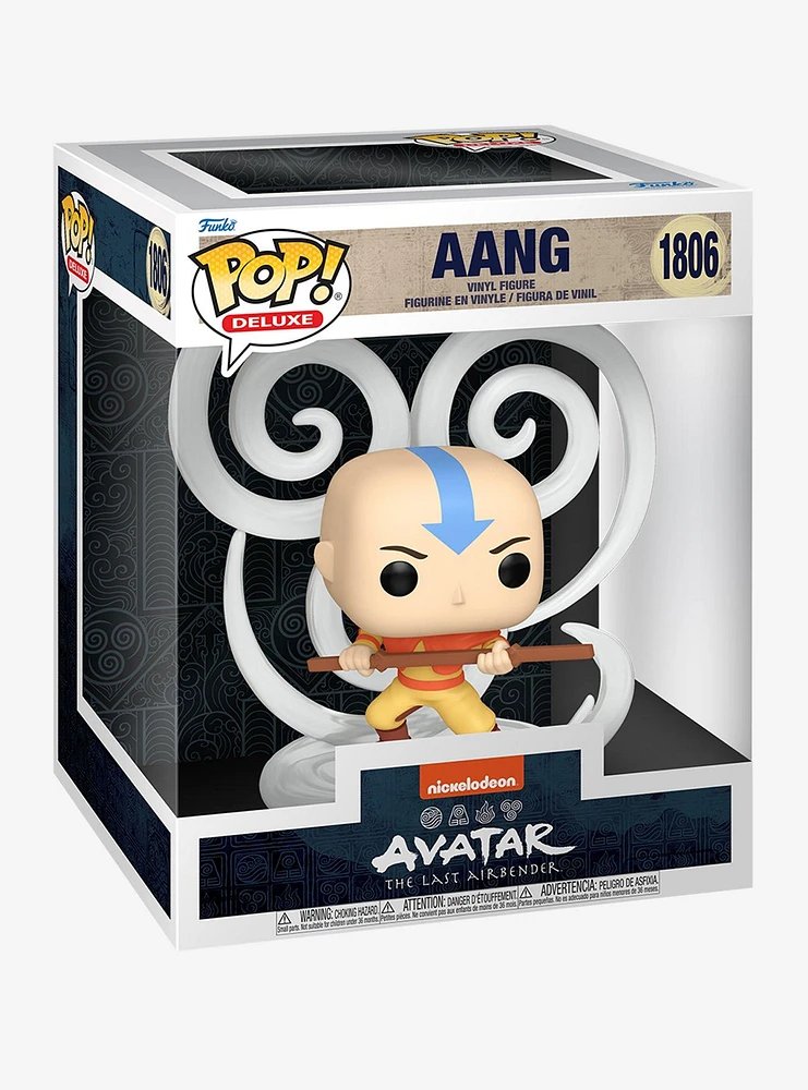 Funko Avatar: The Last Airbender Pop! Animation Aang Deluxe Vinyl Figure