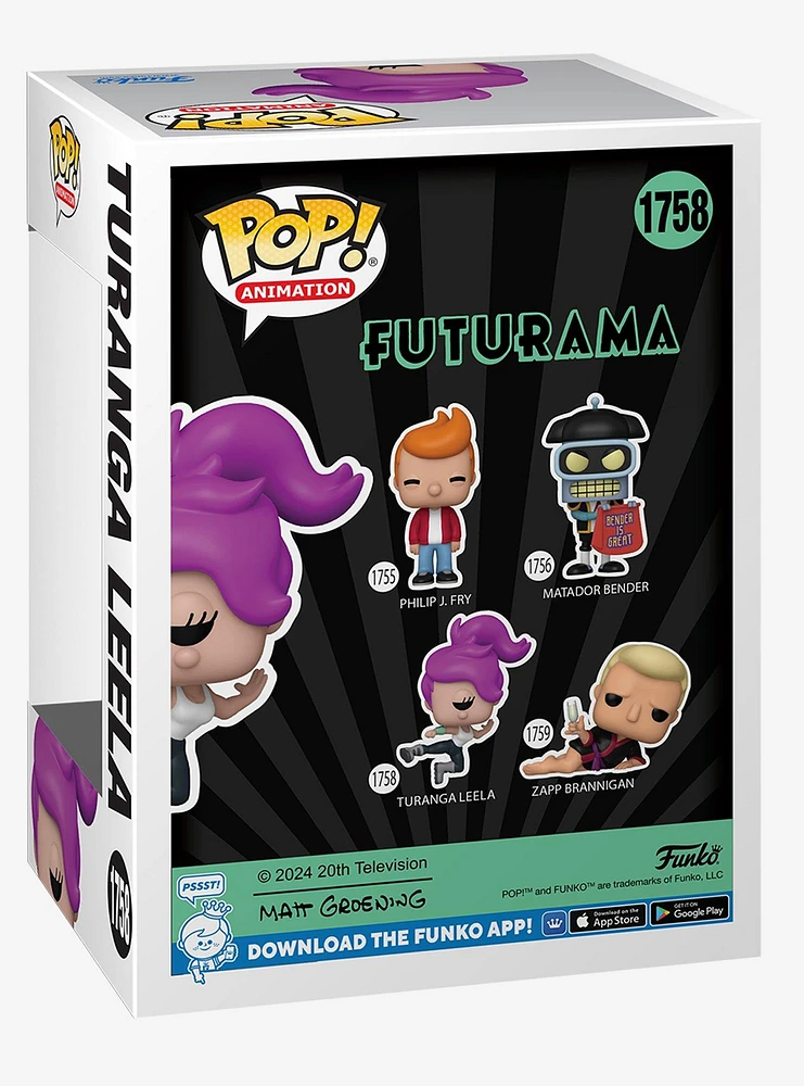 Funko Futurama Pop! Animation Turanga Leela Vinyl Figure