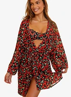 Dippin' Daisy's Marilyn Swim Cover-Up Belted Robe Cherise