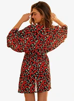 Dippin' Daisy's Marilyn Swim Cover-Up Belted Robe Cherise