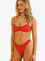 Dippin' Daisy's Britney Triangle Swim Top Pin Up Dot