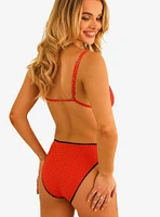 Dippin' Daisy's Cindy Cheeky Swim Bottom Pin Up Dot