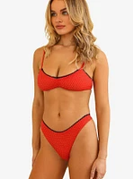 Dippin' Daisy's Seaport Thong Swim Bottom Pin Up Dot