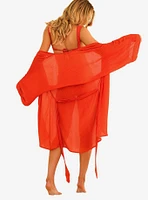 Dippin' Daisy's Marilyn Swim Cover-Up Belted Robe Pin Up Dot