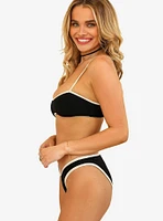 Dippin' Daisy's Blair Adjustable Straps Swim Top Black Rib