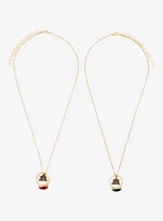 Captain Planet Ring Replica Best Friend Necklace Set