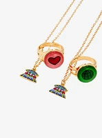 Captain Planet Ring Replica Best Friend Necklace Set