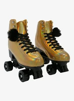 Cosmic Skates Gold Iridescent Pom Roller