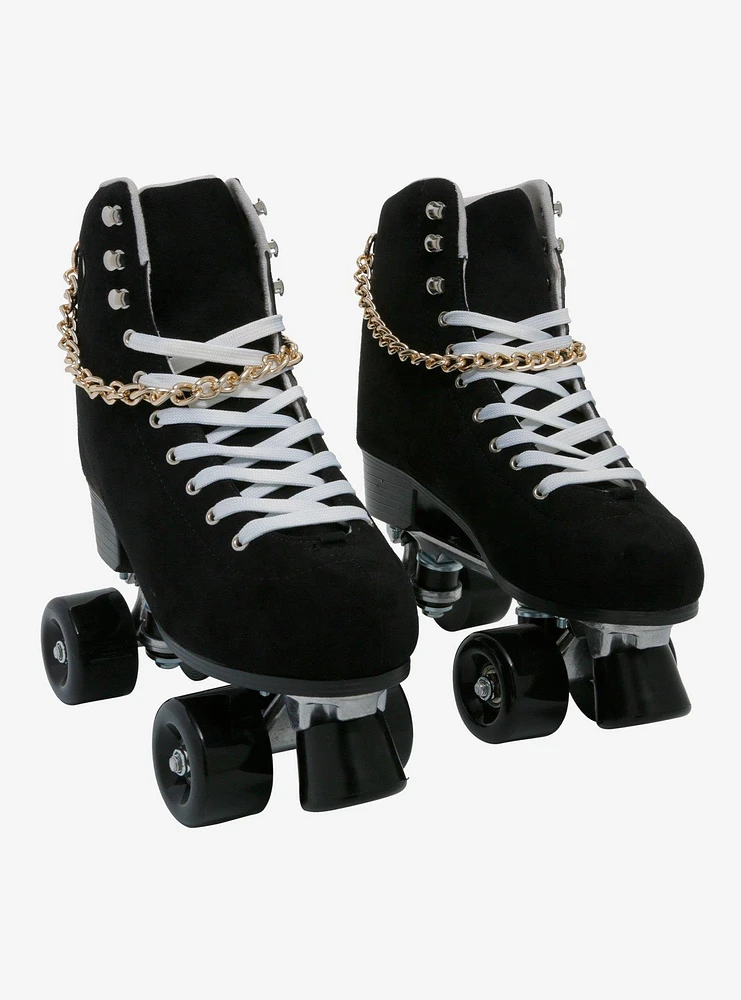 Cosmic Skates Black & Gold Chain Roller