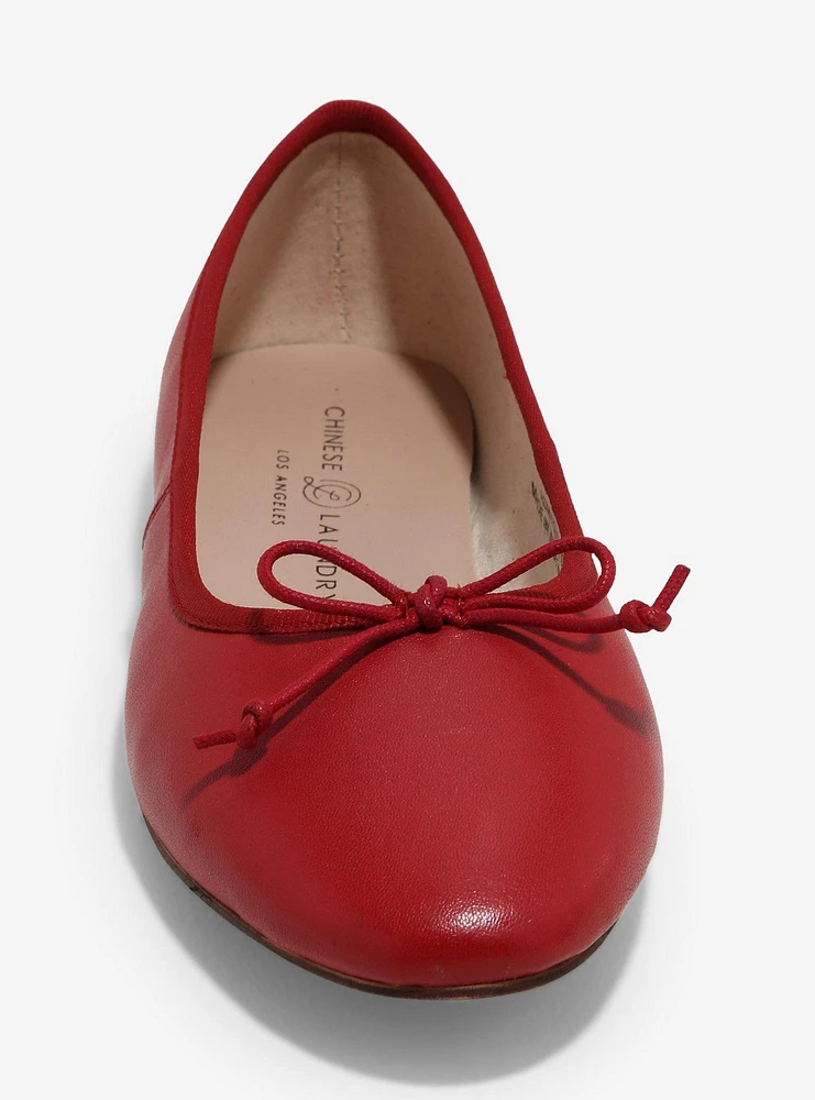 Chinese Laundry Red Ballet Flats