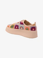 Dirty Laundry Crochet Flowers Sneakers